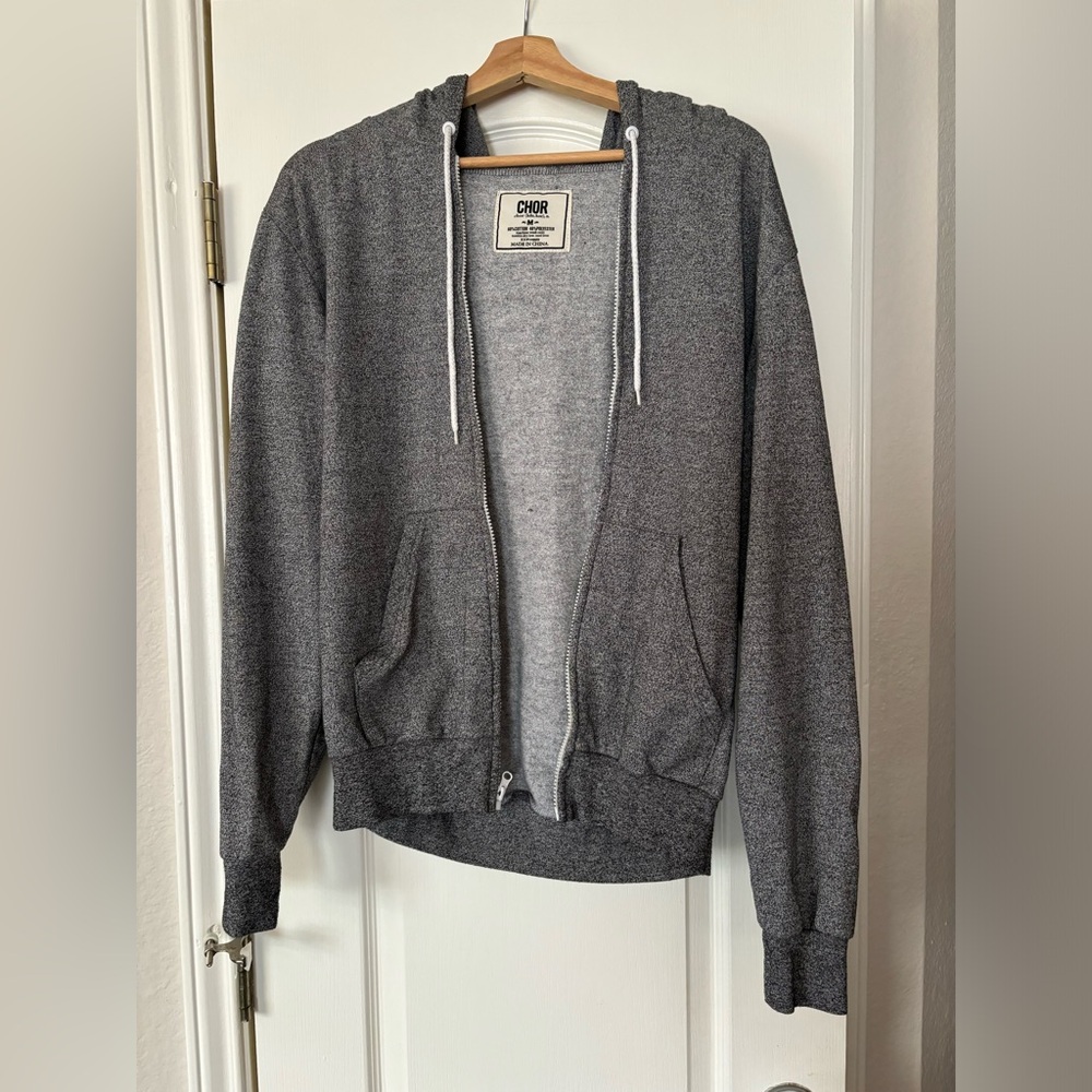 CHOR Mens Zip Up Hoodie - size M - excellent condition! - Picture 4 of 7